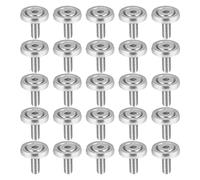 X AUTOHAUX Bumper Fender Washer Bolt Engine Bay Dress Up Kit Silver Tone