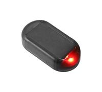 X AUTOHAUX Car Alarm Light LED Flashing Flash Anti Theft Warning Light Red