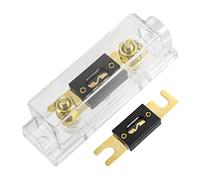 X AUTOHAUX Car Audio 0 4 8 Gauge Inline ANL Fuse Holder Set with 2pcs 125A Fuse