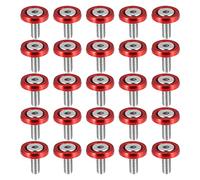 X AUTOHAUX Car Bumper Fender Washer Bolt Engine Bay Dress Up Kit Red