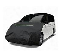 X AUTOHAUX Car Cover Hood Cover for Mini Vans Size m 210D Sino-Chemical Cotton 64.57" l A Reflective Strip Outdoor Waterproof Protection Cover Black