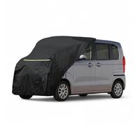 X AUTOHAUX Car Cover Hood Windshield Cover for K CAR Size m 210D Sino-Chemical Cotton 102.76" l A Reflective Strip Outdoor Waterproof Protection Cover Black