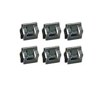 X AUTOHAUX Car Dashboard Retainer Instrument Panel Metal Clips 7 x 10.4mm 6pcs