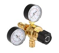 X AUTOHAUX Car Dual Gauge Argon CO2 Regulators CGA580 Gas Welding Regulator