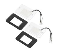 X AUTOHAUX Car Exterior LED License Number Plate Light White Light Fit for Land Rover Discovery 1994-2004 No.XFC500050 - Pack of 2