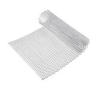 X AUTOHAUX Car Grill Mesh, 40"x13" 25x11mm Hexagon Hole for SUV Silver Tone