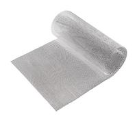 X AUTOHAUX Car Grill Mesh 40"x13" 8x4mm Rhombic for SUV Silver