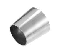 X AUTOHAUX Car Mandrel Exhaust Bend Elbow Pipe for Car 2" OD to 2.5" OD | 304 Stainless Steel, Universal, Car Exhaust Pipe Adapter Reducer Connector