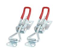 X AUTOHAUX Car Pull Latch Toggle Latch Clamp Hasp with Hole 100Kg 220Lbs 2pcs
