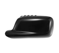 X AUTOHAUX Car Rear View Left Side Mirror Cover Cap Replacement Gloss Black for BMW 3 Series E46 7 Series E65 E66 Mirror Guard Covers Exterior Decoration Trims