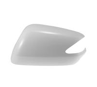 X AUTOHAUX Car Rear View Left Side Mirror Cover Cap Replacement White for Honda Fit 2009-2013 Fits w/Turn Signal Models Mirror Guard Covers Exterior Decoration