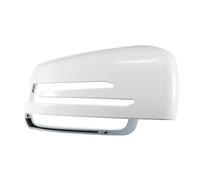 X AUTOHAUX Car Rear View Right Side Mirror Cover Cap Replacement White for Mercedes Benz a Class W176 B Class C Class Mirror Guard Covers Exterior Trims