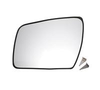 X AUTOHAUX Car Rearview Left Side Mirror Glass Replacement W/Backing Plate Convex Non-heated White Glass for KIA Soul 2009-2013
