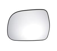 X AUTOHAUX Car Rearview Left Side Mirror Glass Replacement W/Backing Plate Convex Non-heated White Glass for TOYOTA Hilux 2004-2011