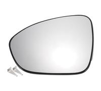 X AUTOHAUX Car Rearview Left Side Mirror Glass Replacement W/Backing Plate Non-heated White Glass for Dacia Sandero 2020-2023