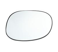 X AUTOHAUX Car Rearview Left Side Mirror Glass Replacement W/Backing Plate Non-heated White Glass for Citroen C2 C3 2003-2009