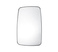 X AUTOHAUX Car Rearview Left Side Upper Part Mirror Glass Replacement W/Backing Plate Aspherical Heated White Glass for Mercedes Sprinter 1995-2006