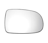 X AUTOHAUX Car Rearview Right Side Mirror Glass Replacement W/Backing Plate Aspherical Non-heated White Glass for OPEL Corsa C for VAUXHALL CORSA CORSAVAN MK2 2000-2006 for OPEL TIGRA