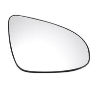X AUTOHAUX Car Rearview Right Side Mirror Glass Replacement W/Backing Plate Convex Non-heated White Glass for Peugeot 108 2014-2022 for TOYOTA AYGO 2014-2022