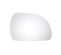 X AUTOHAUX Car Rearview Right Side Mirror Glass Replacement W/Backing Plate Heated White Glass for Audi A6 2008-2011