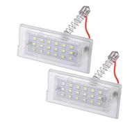 X AUTOHAUX Car White LED License Plate Light 51137062293 for BMW X5 1 Pair