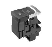 X AUTOHAUX Electric Parking Brake Control Switch Compatible for Audi Q3 Q3 Quattro, Durable ABS Plastic Black Front Hand Brake Button Parking Switch