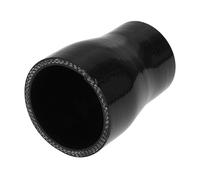 X AUTOHAUX ID 1.5" to 2" 38mm-51mm Straight Reducer Silicone Tubing 4-Ply Intercooler Heater Turbocharger Air Intake Pipe Radiator Coolant Tube 3inch 76mm Length 4.5mm Thickness Black