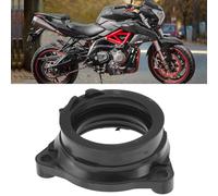 X AUTOHAUX Intake Carb Joint Boot Insulator for Yamaha WR450F 2007-2011 Motorcycle Carburetor Connector with 48 mm Inner Diameter Black Rubber 1 Pcs