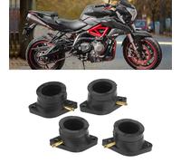 X AUTOHAUX Intake Carb Joint Boot Insulator for Yamaha XJ550 Maxim1981-1983 Motorcycle Carburetor Connector with 32 mm Inner Diameter Black Rubber 4 Pcs