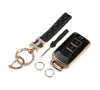 X AUTOHAUX Key Fob Cover Kit for Mitsubishi Outlander TPU Black
