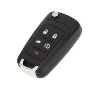 X AUTOHAUX Key Shell Case Keyless Entry Remote Key Fob Replacement Case for Chevrolet Volt 2012-2016 5 Buttons OHT05918179