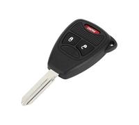X AUTOHAUX Key Shell Case Keyless Entry Remote Key Fob Replacement Case for Dodge for Ram 1500 2500 3500 2006-2009 3 Buttons OHT692427AA/M3N5WY72XX