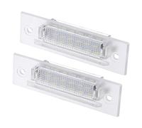 X AUTOHAUX LED License Plate Light Assembly for Porsche Boxster 986 99-04 | 6500K White, 9646316200101C/3528SMD, for Porsche 911 Coupe (964) 3.6 Carrera 1989-1993, ABS, Clear, Set of 2