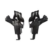 X AUTOHAUX Left Right Headlight Washer Nozzle Jet Fit for NISSAN - 2 Pcs Black
