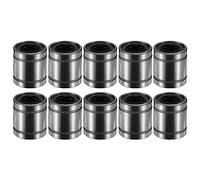 X AUTOHAUX LM8SUU 8x15x17mm Linear Ball Bearings Silver Tone - 10 Pcs