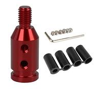 X AUTOHAUX M10 x 1.5 Universal Red Gear Shift Knob Adapter for Car Vehicle