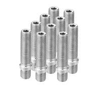 X AUTOHAUX M12x1.5 to M12x1.5 Wheel Stud for BMW - 10pcs Silver Tone