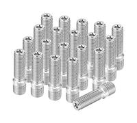 X AUTOHAUX M14x1.5 to M12x1.5 Wheel Stud for VW - 20pcs Silver Tone