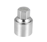 X AUTOHAUX Metal Auto Wheel Lock Lug Nut Anti Theft Lug Nut Screw Removal Key