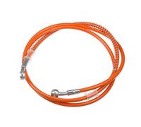 X AUTOHAUX Motorcycle 62.99" 0.39" Hydraulic Brake Hose Line Pipeline, Orange