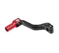 X AUTOHAUX Motorcycle Gear Shifter Lever, Universal Aluminum Alloy Red Black
