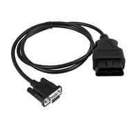 X AUTOHAUX OBD2 Serial RS232 Extension Extension Cable 16 Pin To 9 Pin 100cm