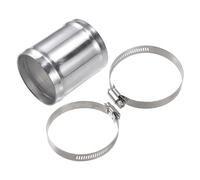X AUTOHAUX OD 2.5" 63mm L 3" 76mm Aluminum Alloy Intercooler Pipe for Car