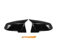 X AUTOHAUX Pair Car Rear View Driver Passenger Side Mirror Cover Cap Replacement Gloss Black for BMW F20 F22 F23 F30 F31 F32 F33 F36 F87 M2 Mirror Guard Covers