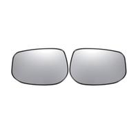 X AUTOHAUX Pair Car Rearview Left Right Side Mirror Glass Replacement W/Backing Plate Non-heated White Glass for Honda Jazz Fit 2009-2013