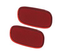 X AUTOHAUX Pair Exterior Rear Bumper Side Marker Reflector Red for Toyota RAV4 1996-2005 for Toyota Matrix 2010-2014 Left Right 81910-42010