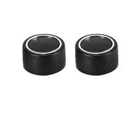 X AUTOHAUX Pair Rear Radio Volume Control Knob 22912547 Black for Car