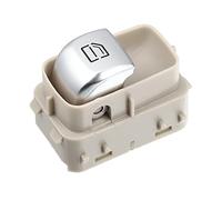 X AUTOHAUX Passenger Side Power Window Switch for Mercedes-Benz W205 Beige