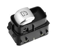 X AUTOHAUX Passenger Side Power Window Switch for Mercedes-Benz W205 Black