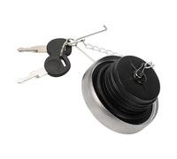 X AUTOHAUX Plastic Locking Gas Cap Lock Fuel Tank Cap Black Fit for Iveco Eurocargo 1991-2015 with Keys No.2993923/1402004/1481301 - Pack of 3